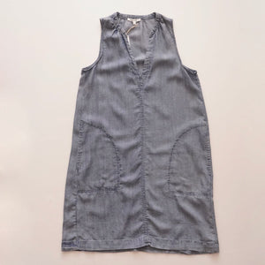 スプレンディッド  ライトインディゴ リヨセル Vネック ノースリーブ ワンピース ドレス  SPLENDID LIGHT INDIGO LYOCELL V-NECK SLEEVELESS DRESS WOMENS