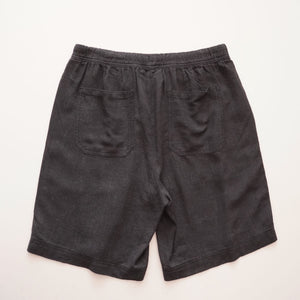 スプレンディッド チャコールグレー リネン ショートパンツ SPLENDID CHARCOAL GRAY LINEN SHORT PANT WOMENS