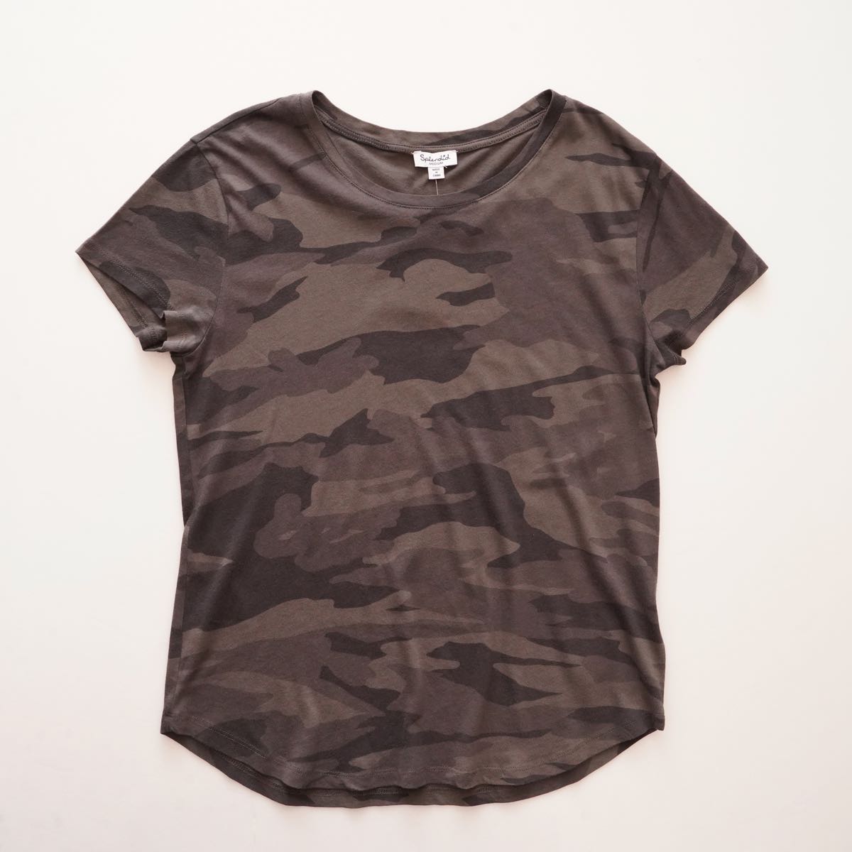 スプレンディッド カモフラージュ柄 コットン 迷彩 Tシャツ SPLENDID CAMOUFLAGE TEE WOMENS