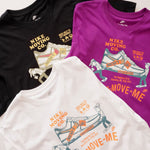 画像をギャラリービューアに読み込む, ナイキ パープル NIKE MOVING CO. ヘヴィー プリントTシャツ NIKE PURPLE HEAVY PRINT TEE MEN
