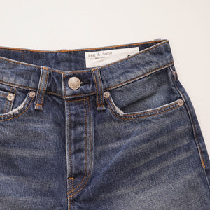 ラグアンドボーン ハイライズ インディゴ デニムショーティ ショーツ RAG&BONE INDIGO HIGH-RISE DENIM 「Maya」SHORTY SHORT WOMEN