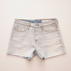 ラグアンドボーン ローライズ ライトインディゴ デニムショートパンツ ショーツ RAG&BONE LIGHT INDIGO LOW-RISE DENIM 「DRE」SHORT PANTS WOMEN