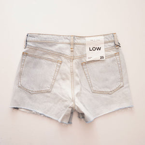 ラグアンドボーン ローライズ ライトインディゴ デニムショートパンツ ショーツ RAG&BONE LIGHT INDIGO LOW-RISE DENIM 「DRE」SHORT PANTS WOMEN