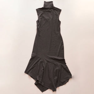 KARL LAGERFELD PARIS カールラガーフェルド チャコールグレー ノースリーブ ワンピース ドレス CHARCOAL GRAY SLEEVELESS DRESS WOMEN