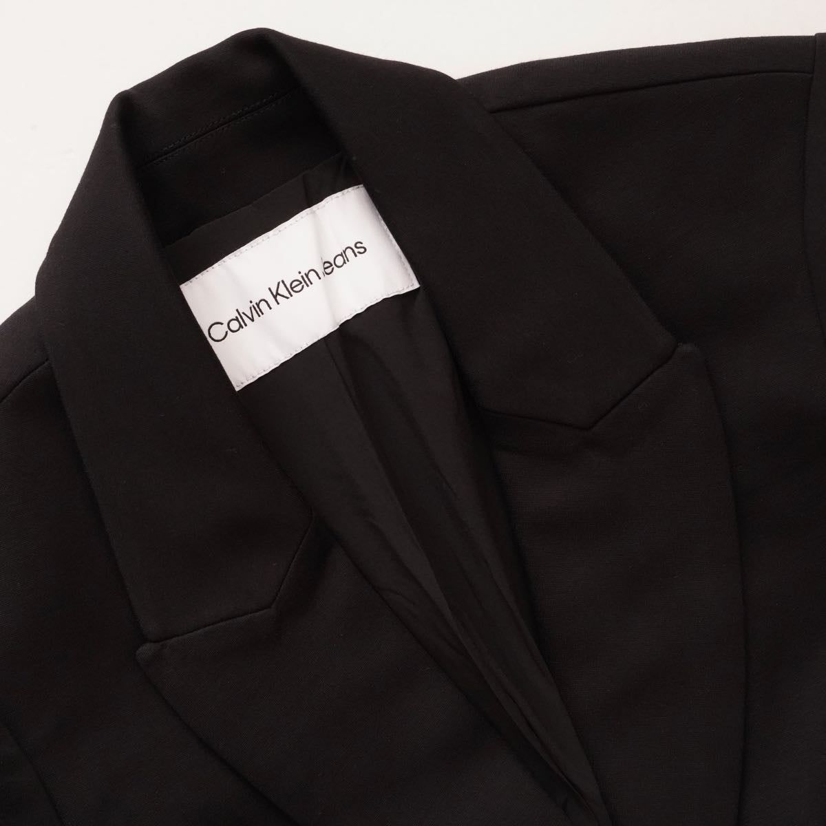 CK カルバンクライン ブラック1B テーラードジャケット CALVIN KLEIN BLACK 1 BUTTON TAILORED JACKET WOMENS