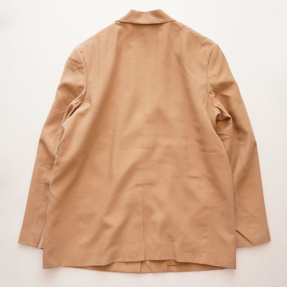 CK カルバンクライン カーキベージュ リラックスフィット ソフトツイル テイラードジャケット CALVIN KLEIN KHAKI BEIGE RELAXED FIT TAILORED JACKET WOMENS