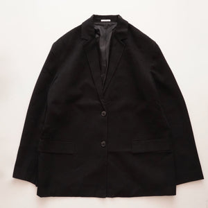 CK カルバンクライン ブラック リラックスフィット ソフトツイル テイラードジャケット CALVIN KLEIN BLACK RELAXED FIT TAILORED JACKET WOMENS