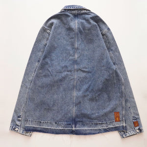 セブンフォーオールマンカインド インディゴ デニム カバーオール 7 FOR ALL MANKIND INDIGO DENIM COVER ALL JACKET