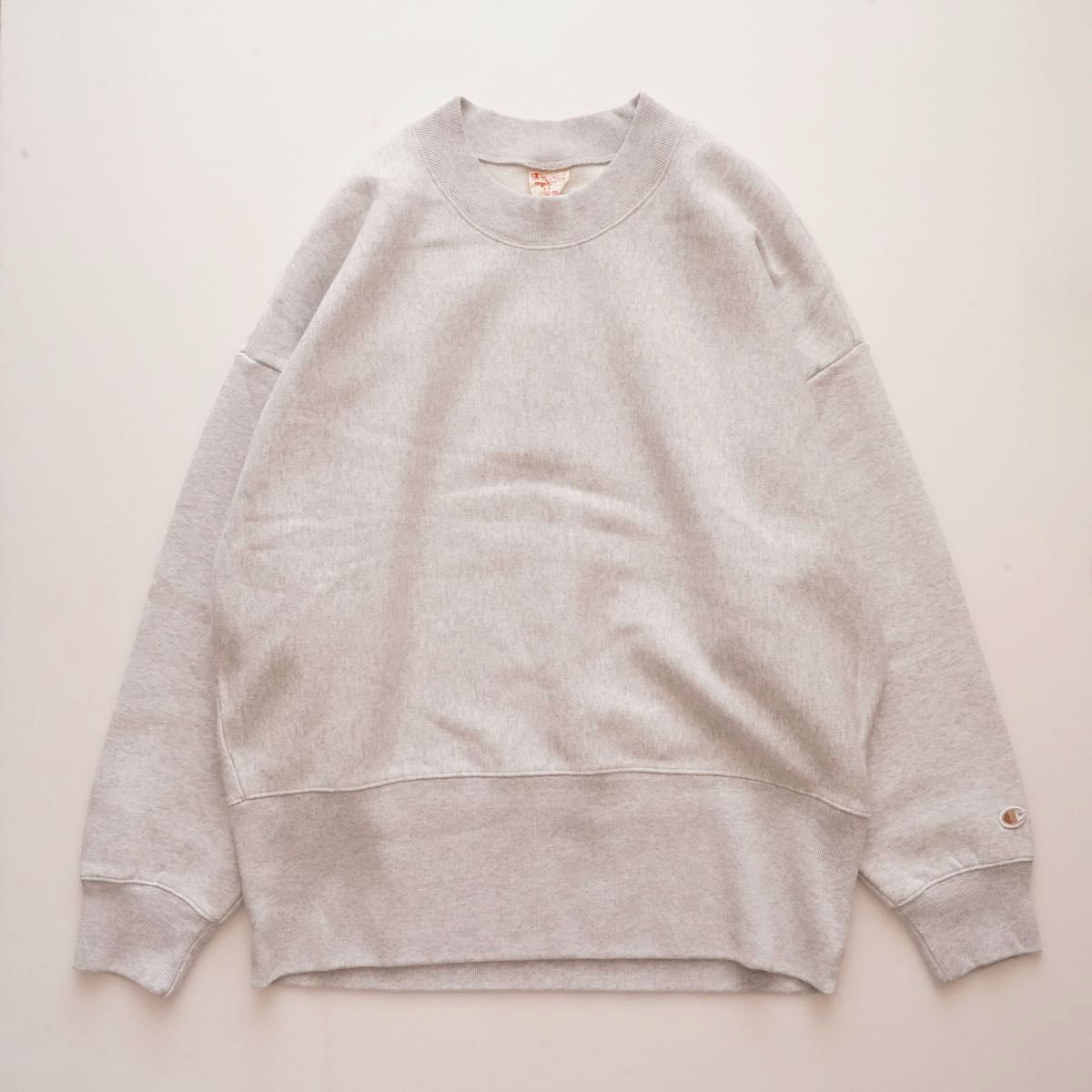 チャンピオン グレー 超リブ長 リバースウィーブ スウェットシャツ CHAMPION GRAY REVERSE WEAVE SWEAT SHIRT WOMENS