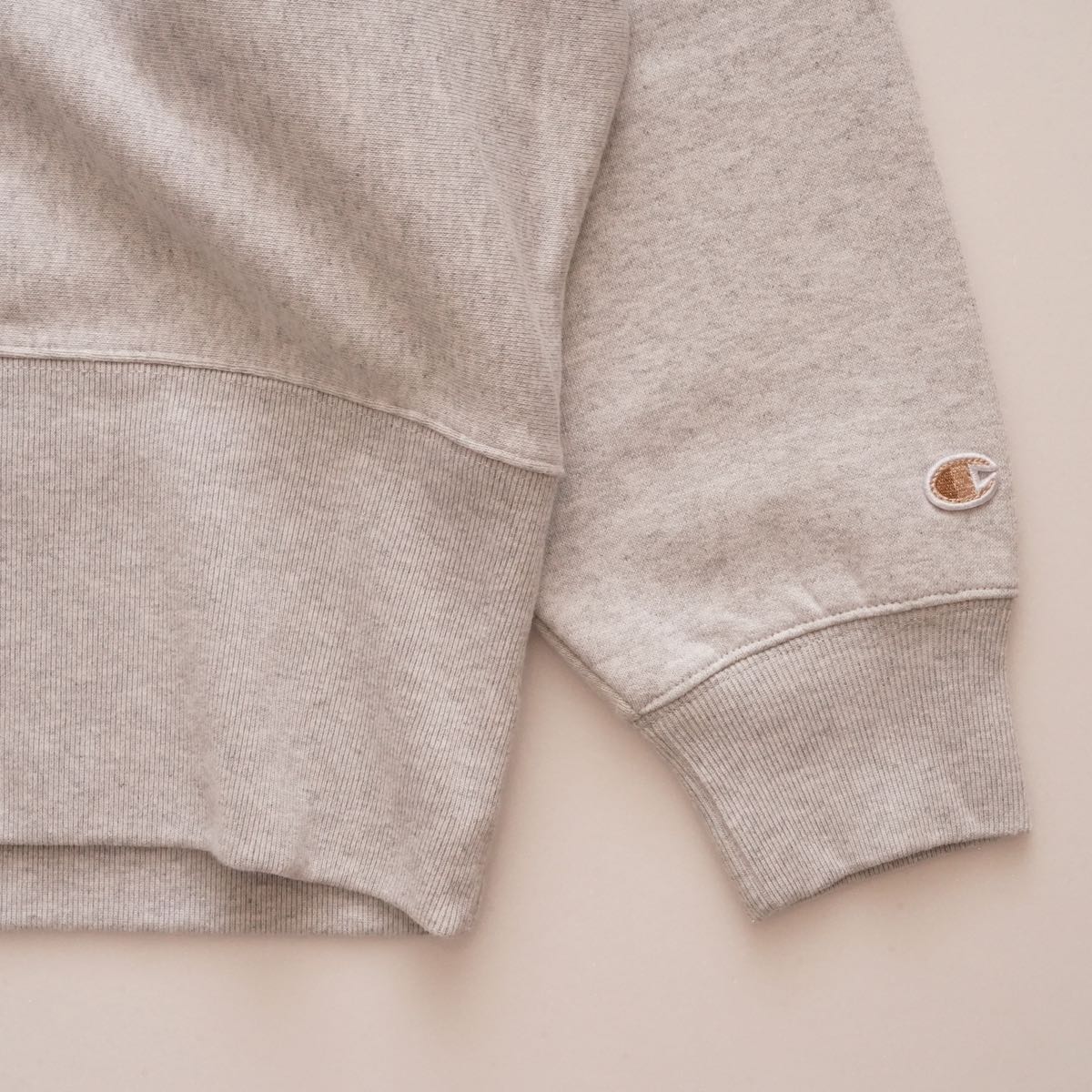 チャンピオン グレー 超リブ長 リバースウィーブ スウェットシャツ CHAMPION GRAY REVERSE WEAVE SWEAT SHIRT WOMENS