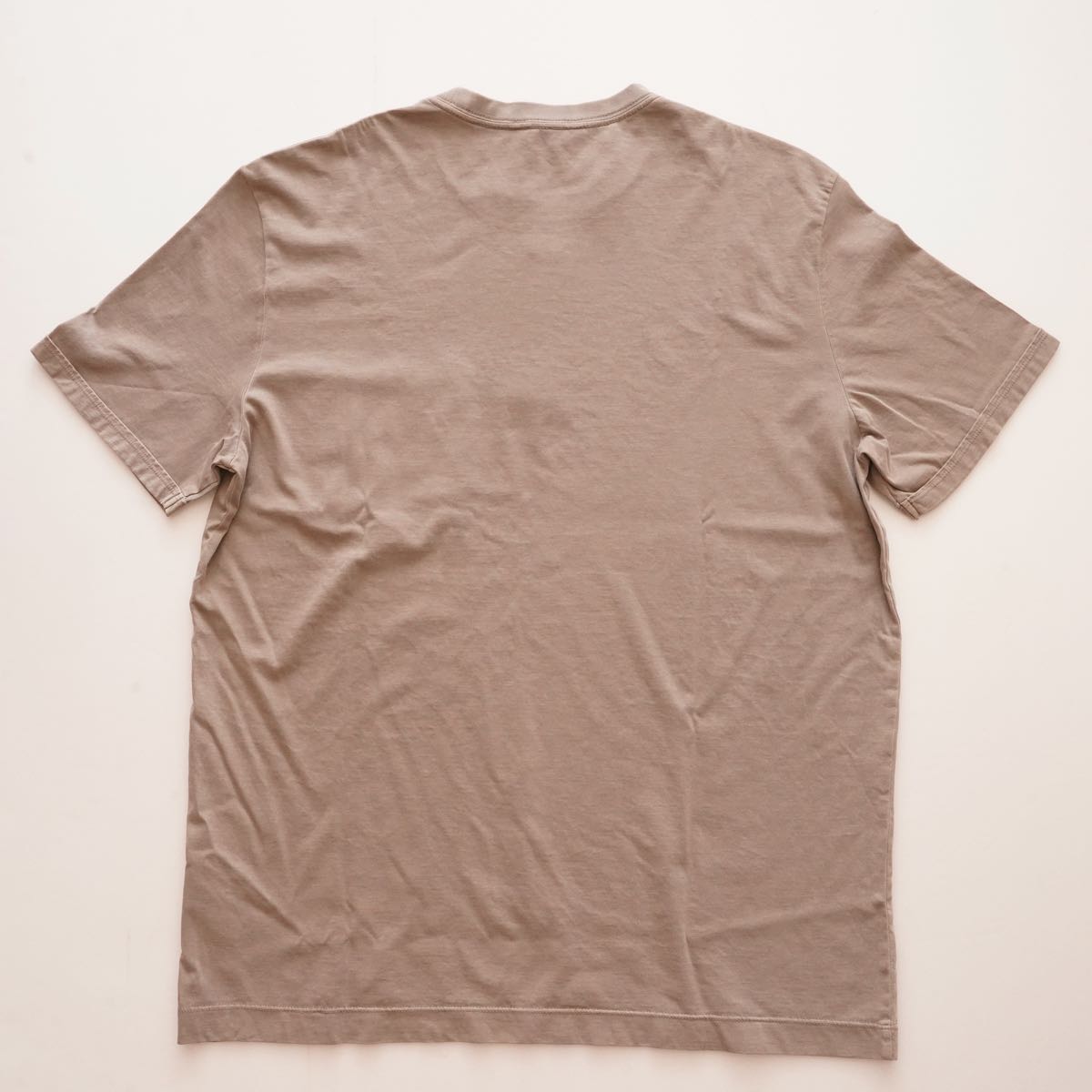 CK カルバンクライン ガーメントダイ グレージュ ポケットTシャツ CALVIN KLEIN GARMENT-DYE GRAY-BEIGE POCKET TEE MENS