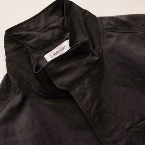 CK カルバンクライン ブラック ナイロン フィールドジャケット CALVIN KLEIN BLACK NYLON FIELD JACKET MENS