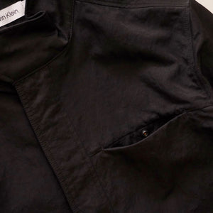 CK カルバンクライン ブラック ナイロン フィールドジャケット CALVIN KLEIN BLACK NYLON FIELD JACKET MENS