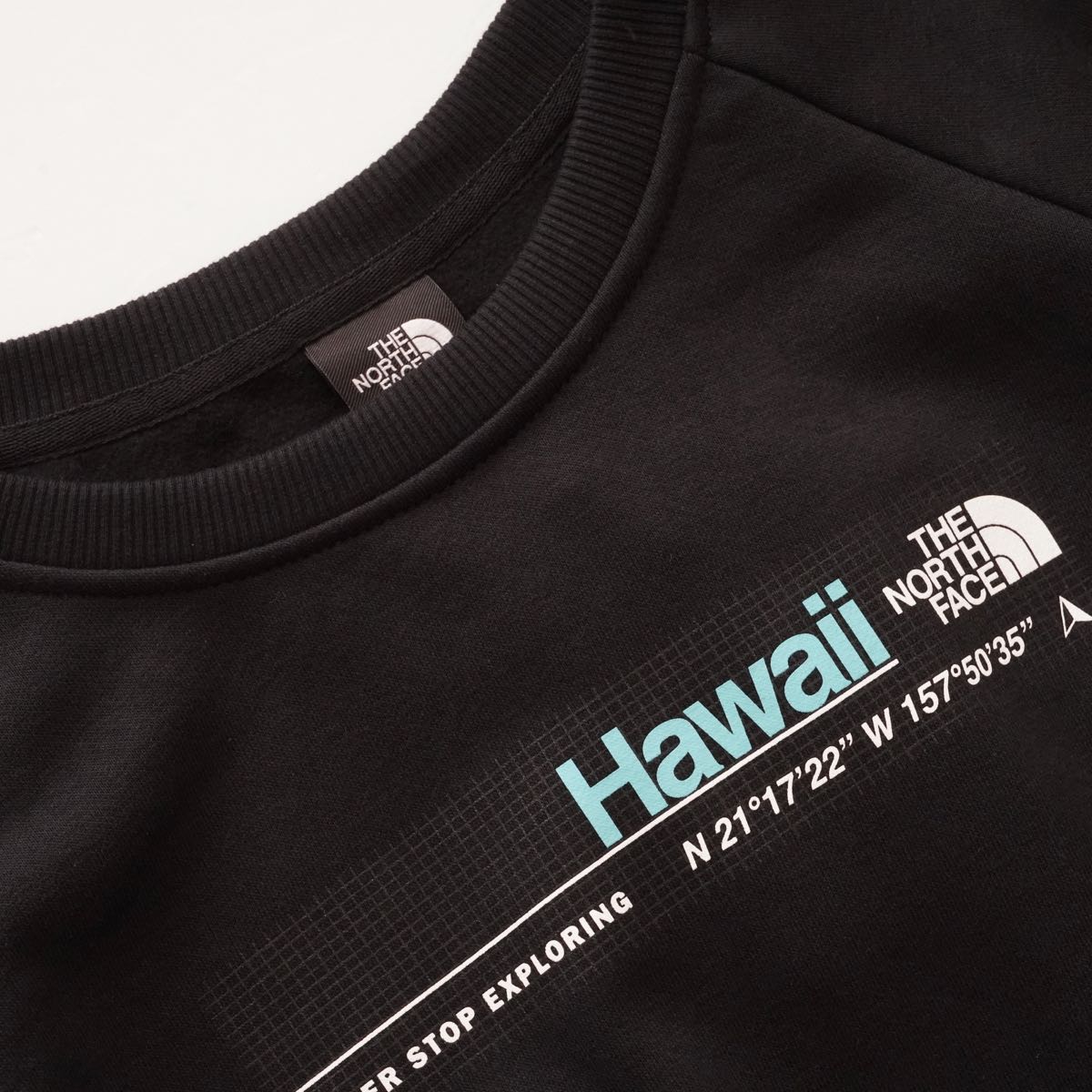 ノースフェイス ブラック ハワイ シティ スウェットシャツ THE NORTH FACE BLACK HAWAII CITY SWEAT SHIRT