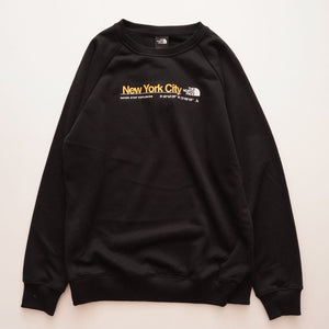 ノースフェイス ブラック ニューヨーク シティ スウェットシャツ THE NORTH FACE BLACK NEW YORK CITY SWEAT SHIRT