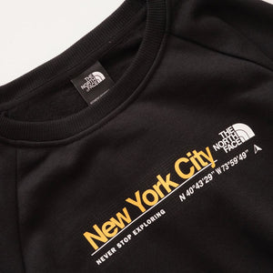 ノースフェイス ブラック ニューヨーク シティ スウェットシャツ THE NORTH FACE BLACK NEW YORK CITY SWEAT SHIRT