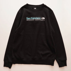 ノースフェイス ブラック サンフランシスコ シティ スウェットシャツ THE NORTH FACE BLACK SAN FRANCISCO CITY SWEAT SHIRT MEN