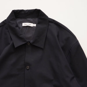 CK カルバンクライン ネイビー ポリシャツジャケット CALVIN KLEIN NAVY SHIRT JACKET MENS