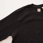 画像をギャラリービューアに読み込む, LEVI&#39;S リーバイス ブラック サーマル クルーネック カットソー  BLACK THERMAL CREW LONG SLEEVE TEE MENS
