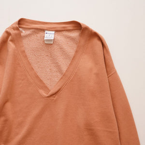 チャンピオン キャニオンレッドカラー Vネック スウェット CHAMPION CANYON RED V-NECK SWEAT TOP WOMENS