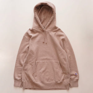 チャンピオン ダーティピンク リバースウィーブ フーディ CHAMPION WASHED EVENING BLUSH REVERSE WEAVE HOODIE WOMENS