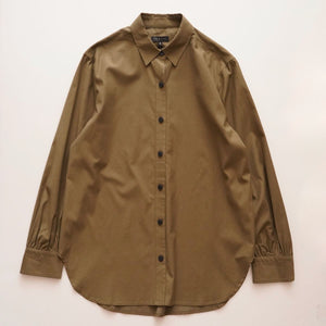 ラグアンドボーン ニューヨーク ダークオリーブ キュプラコットンシャツ ブラウス RAG&BONE NEWYORK DARK OLIVE CUPRO COTTON SHIRT WOMEN