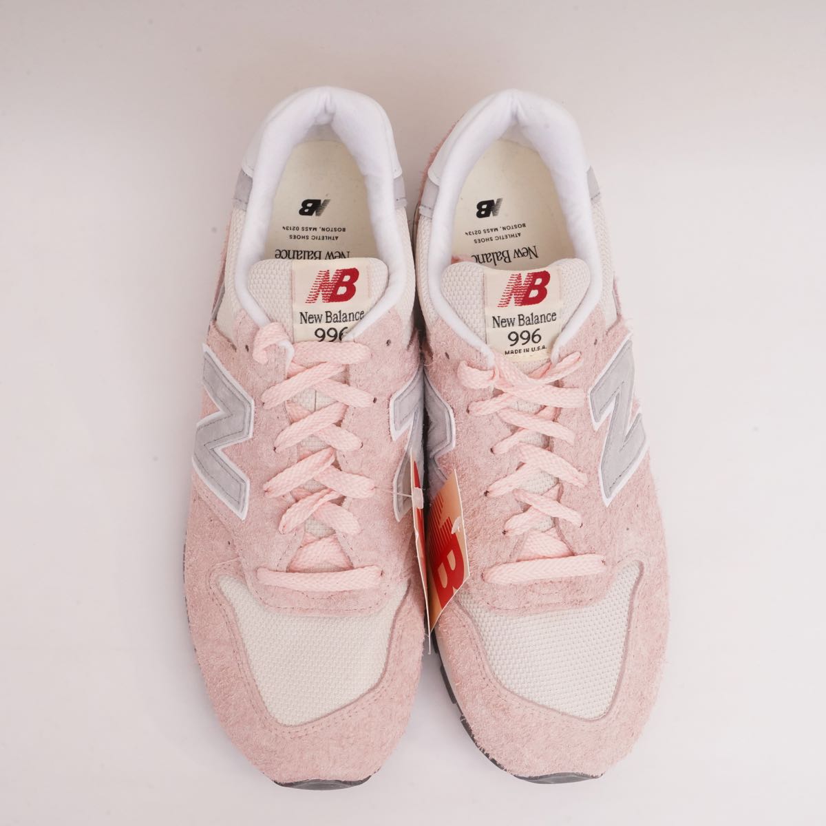 NEW BALANCE M996 ニューバランス U996TA ピンク スウェード メッシュ レザー スニーカー PINK SUEDE MESH SUEDE LEATHER SNEAKERS MADE IN USA