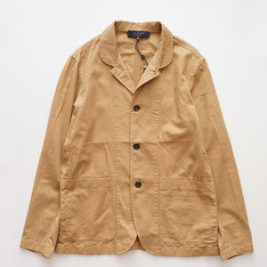 RAG&BONE NEWYORK ラグアンドボーン ラギッドブラウン カーキ ヘリンボーン リネンミックス コットンジャケット RUGGED BROWN COTTON LINEN BLAZER JACKET MENS