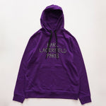 画像をギャラリービューアに読み込む, KARL LAGERFELD PARIS カールラガーフェルド パリ パープル ロゴフーディ パーカー PURPLE LOGO HOODIE MEN
