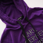 画像をギャラリービューアに読み込む, KARL LAGERFELD PARIS カールラガーフェルド パリ パープル ロゴフーディ パーカー PURPLE LOGO HOODIE MEN
