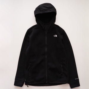 ノースフェイス ブラック ポーラテック フリース ジップアップ パーカー フーディ  THE NORTH FACE POLARTEC BLACK FLEECE ZIP UP HOODIE MENS