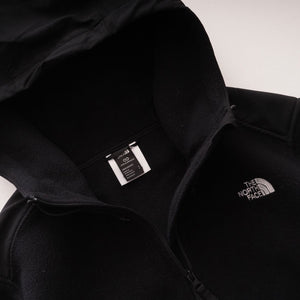 ノースフェイス ブラック ポーラテック フリース ジップアップ パーカー フーディ  THE NORTH FACE POLARTEC BLACK FLEECE ZIP UP HOODIE MENS