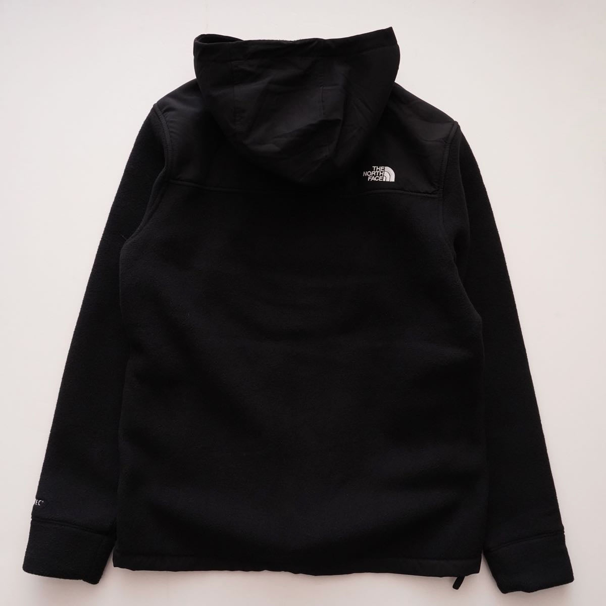 ノースフェイス ブラック ポーラテック フリース ジップアップ パーカー フーディ  THE NORTH FACE POLARTEC BLACK FLEECE ZIP UP HOODIE MENS