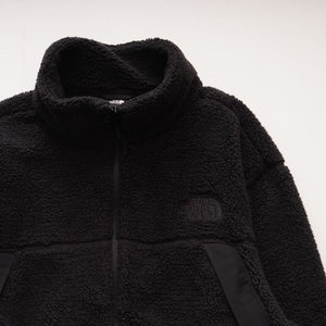 ノースフェイス ブラック ボアフリース リラックスフィット ジップアップ ジャケット  THE NORTH FACE BLACK BOA FLEECE RELAX FIT ZIP UP JACKET MENS