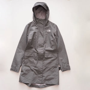 ノースフェイス グレー ドライヴェント フード付きコート レインコート アメリカ企画 THE NORTH FACE DRYVENT HOOODIE COAT USA WOMENS