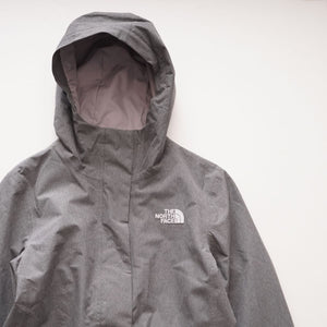 ノースフェイス グレー ドライヴェント フード付きコート レインコート アメリカ企画 THE NORTH FACE DRYVENT HOOODIE COAT USA WOMENS