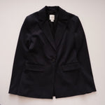 画像をギャラリービューアに読み込む, CK カルバンクライン ネイビーブラック1B テーラードジャケット CALVIN KLEIN NAVY-BLACK 1 BUTTON TAILORED JACKET WOMENS
