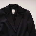 画像をギャラリービューアに読み込む, CK カルバンクライン ネイビーブラック1B テーラードジャケット CALVIN KLEIN NAVY-BLACK 1 BUTTON TAILORED JACKET WOMENS
