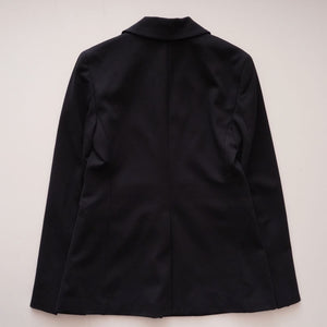 CK カルバンクライン ネイビーブラック1B テーラードジャケット CALVIN KLEIN NAVY-BLACK 1 BUTTON TAILORED JACKET WOMENS