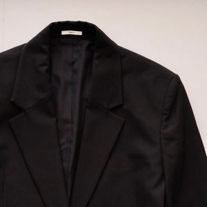 CK カルバンクライン ブラック1B クラシックフィット テーラードジャケット CALVIN KLEIN BLACK 1 BUTTON CLASSIC-FIT TAILORED JACKET WOMENS