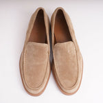 画像をギャラリービューアに読み込む, ビンス ヴィンス ベージュ スウェード エプロントゥ ローファー VINCE BEIGE SUEDE APRON TOE LOAFERS MENS
