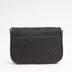 KARL LAGERFELD PARIS カールラガーフェルド ブラック ナイロン キルティング ミニショルダーバッグ BLACK NYLON QUILTING MINI SHOULDER BAG