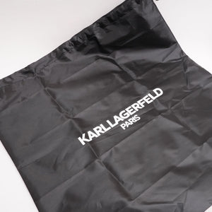 KARL LAGERFELD PARIS カールラガーフェルド ブラック ナイロン キルティング トートバッグ BLACK NYLON QUILTING TOTE-BAG