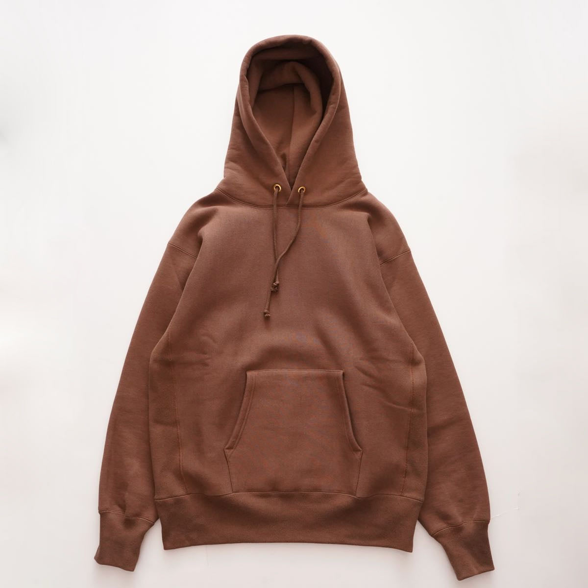 チャンピオン ブラウン スウェット パーカー フーディ アメリカ企画 日本製 CHAMPION BROWN SWEAT HOODIE MADE IN JAPAN MENS