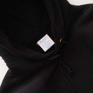 チャンピオン ブラック スウェット フーディ パーカー アメリカ企画 日本製 CHAMPION BLACK SWEAT HOODIE MADE IN JAPAN MENS