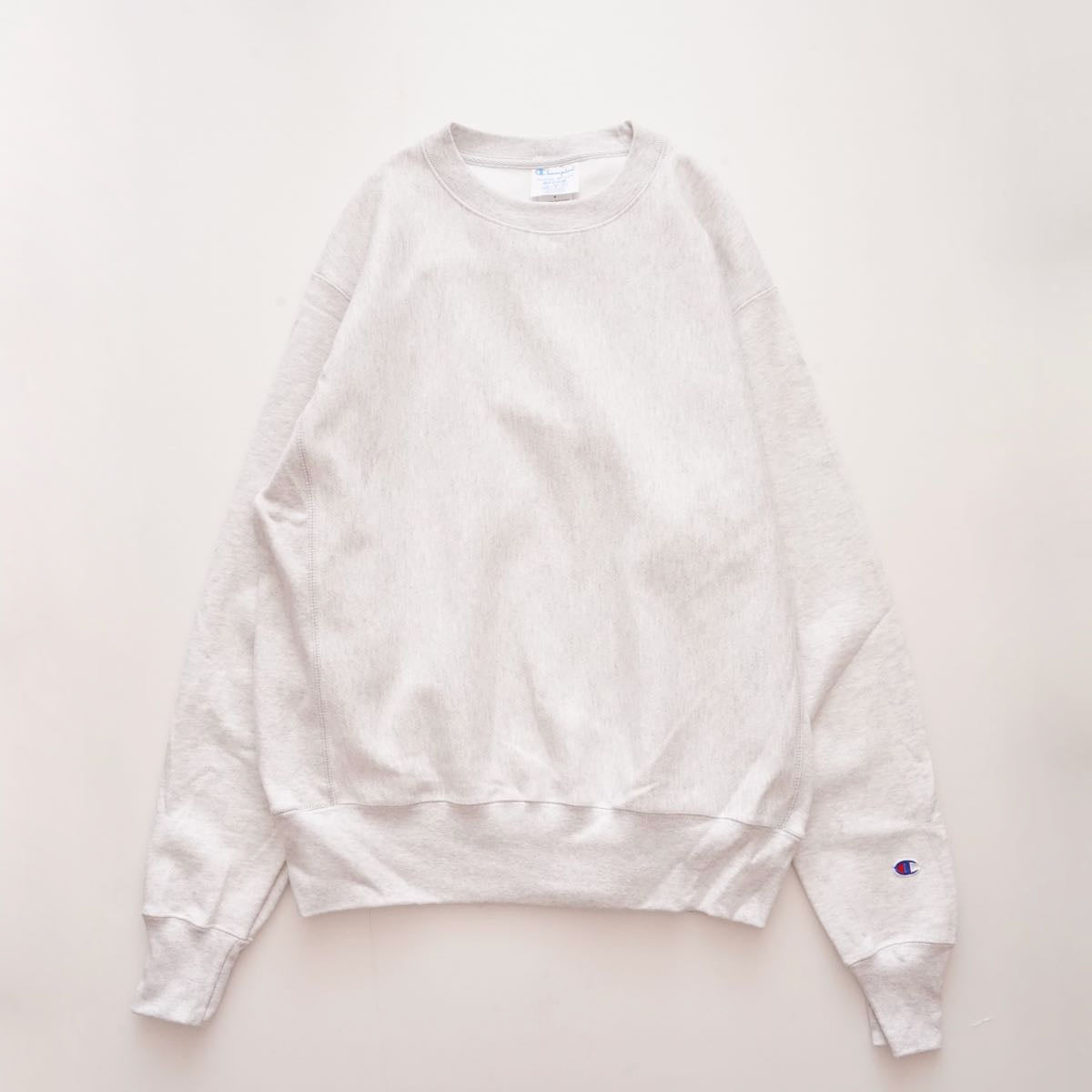 チャンピオン ライトグレー リバースウィーブ スウェットシャツ CHAMPION LIGHT GRAY REVERSE WEAVE SWEAT SHIRT WOMENS