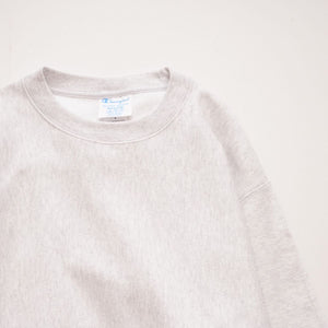 チャンピオン ライトグレー リバースウィーブ スウェットシャツ CHAMPION LIGHT GRAY REVERSE WEAVE SWEAT SHIRT WOMENS