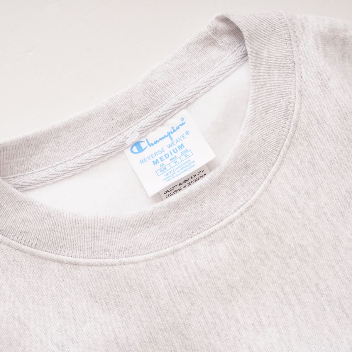 チャンピオン ライトグレー リバースウィーブ スウェットシャツ CHAMPION LIGHT GRAY REVERSE WEAVE SWEAT SHIRT WOMENS