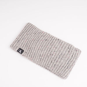 CK カルバンクライン ジーンズ  グレートップ糸 ヘッドバンド ネックウォーマー CALVIN KLEIN JEANS GRAY HEAD BAND NECK-WARMER