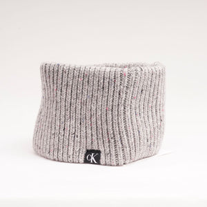 CK カルバンクライン ジーンズ  グレートップ糸 ヘッドバンド ネックウォーマー CALVIN KLEIN JEANS GRAY HEAD BAND NECK-WARMER